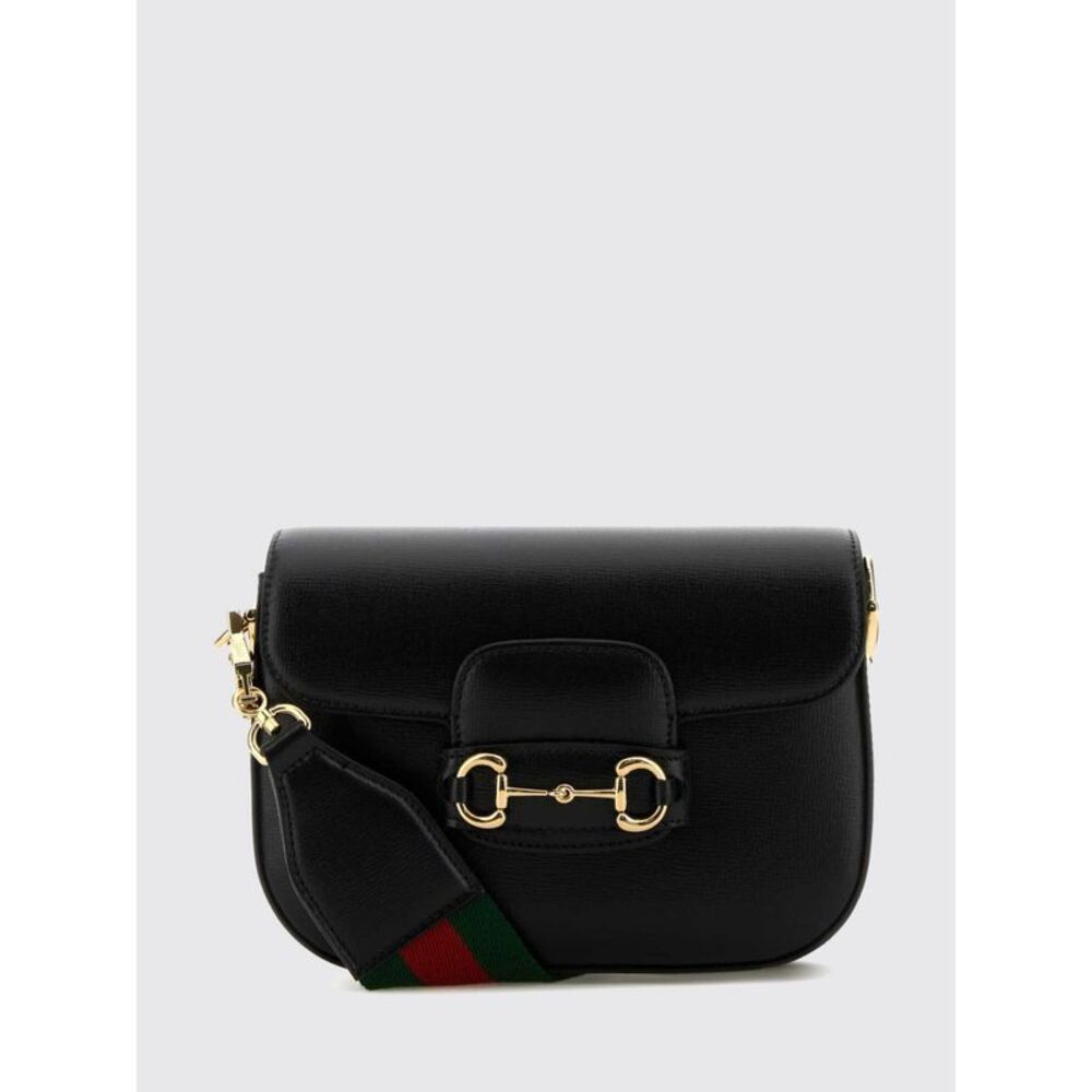 Gucci Women Gucci Horsebit 1955 Mini Leather Shoulder Bag With Removable Strap